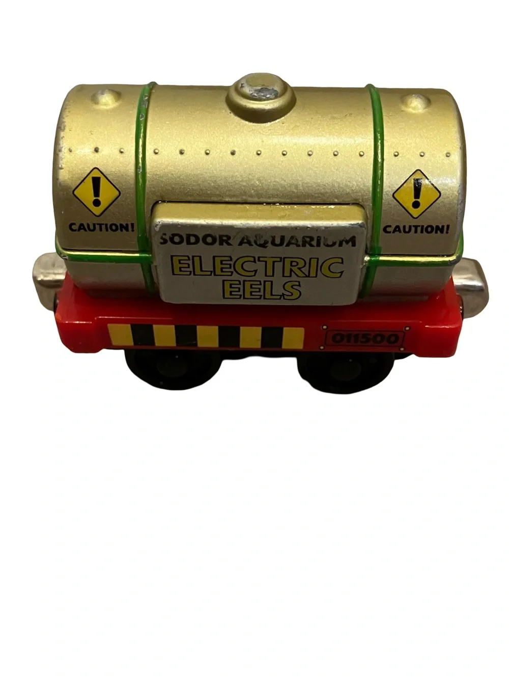 Thomas the Train Friends Sodor Aquarium Electric Eels Metal Diecast Tanker 2004
